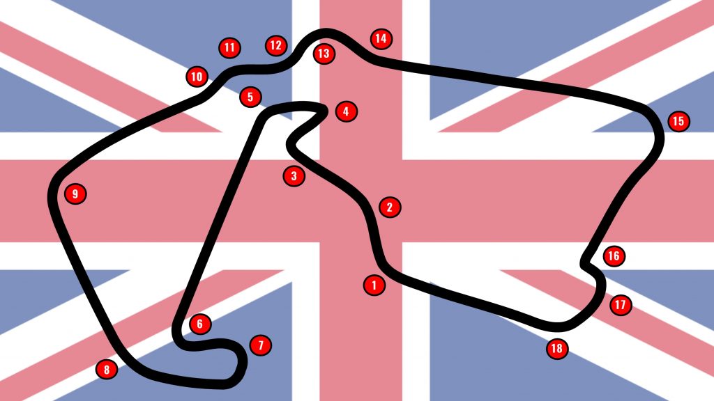 Silverstone track map