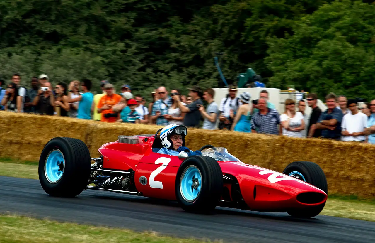 John Surtees is one of two World Champions on the list of drivers who led the F1 title race only once.