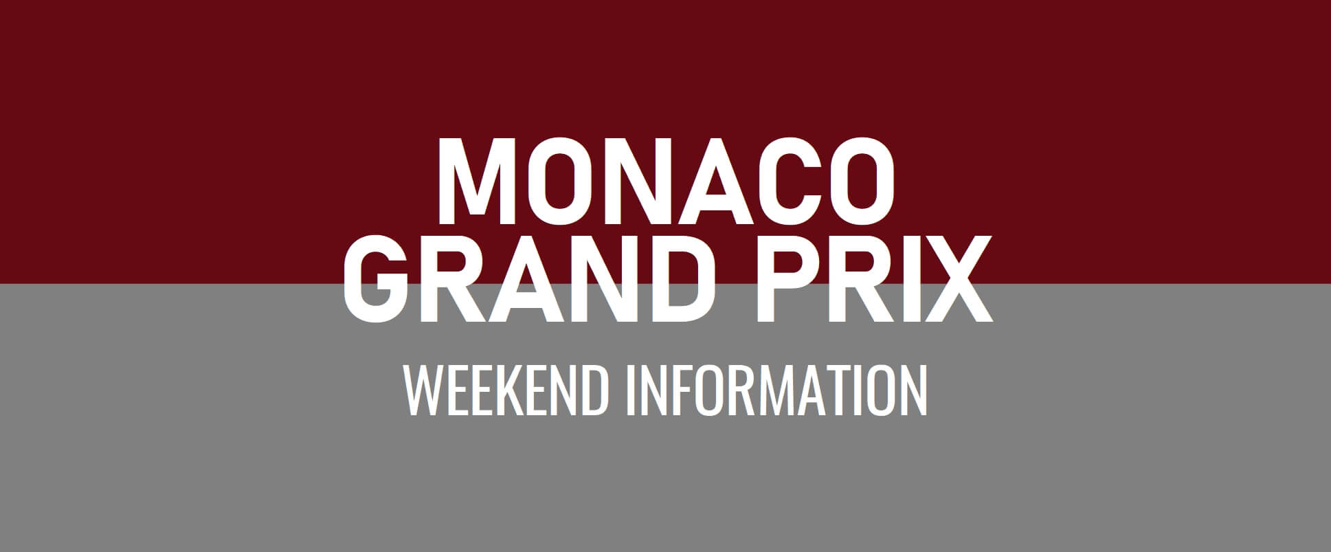 2024 Monaco Grand Prix Weekend Information Lights Out