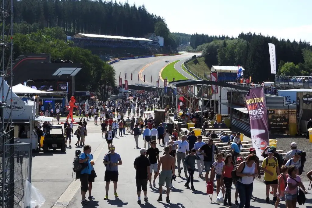 Fans at Spa Francorchamps