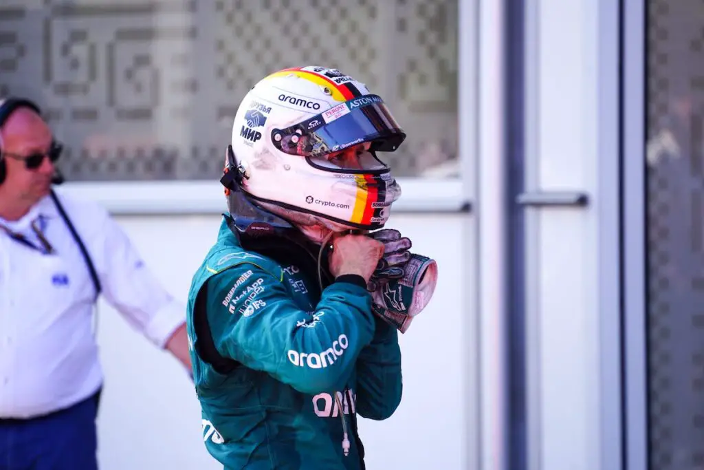 Sebastian Vettel at the 2022 Azerbaijan Grand Prix. Image © Andrew Balfour.
