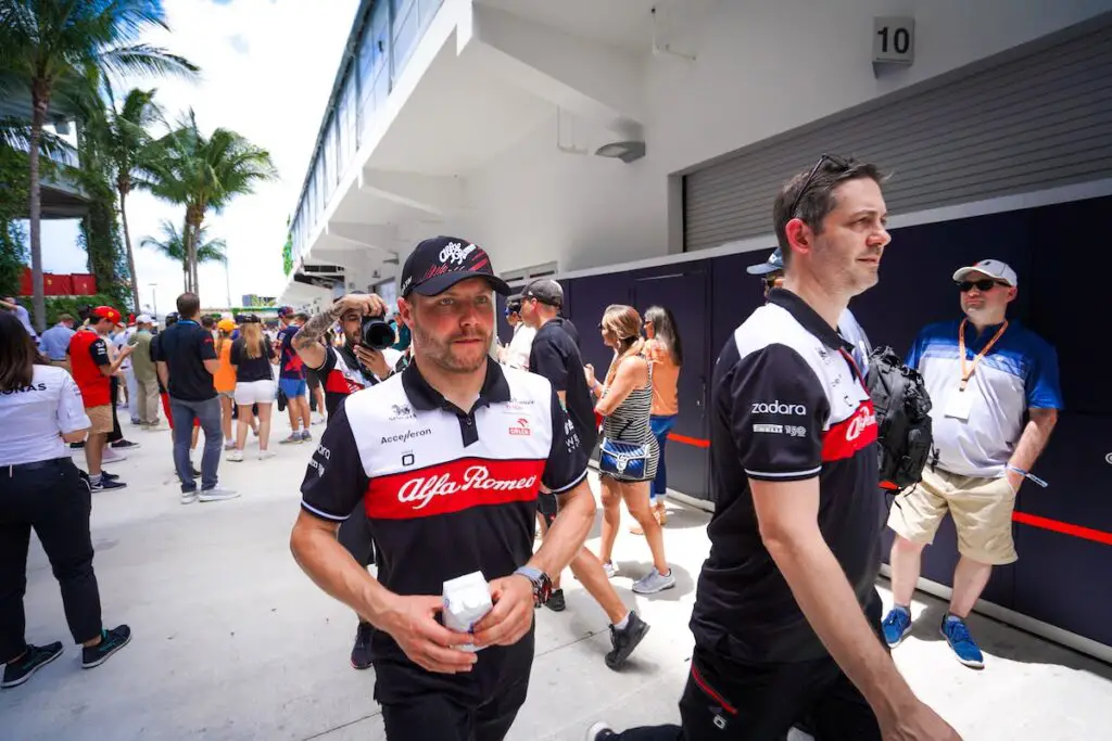 Valtteri Bottas at the 2022 Miami Grand Prix. Image © Andrew Balfour.
