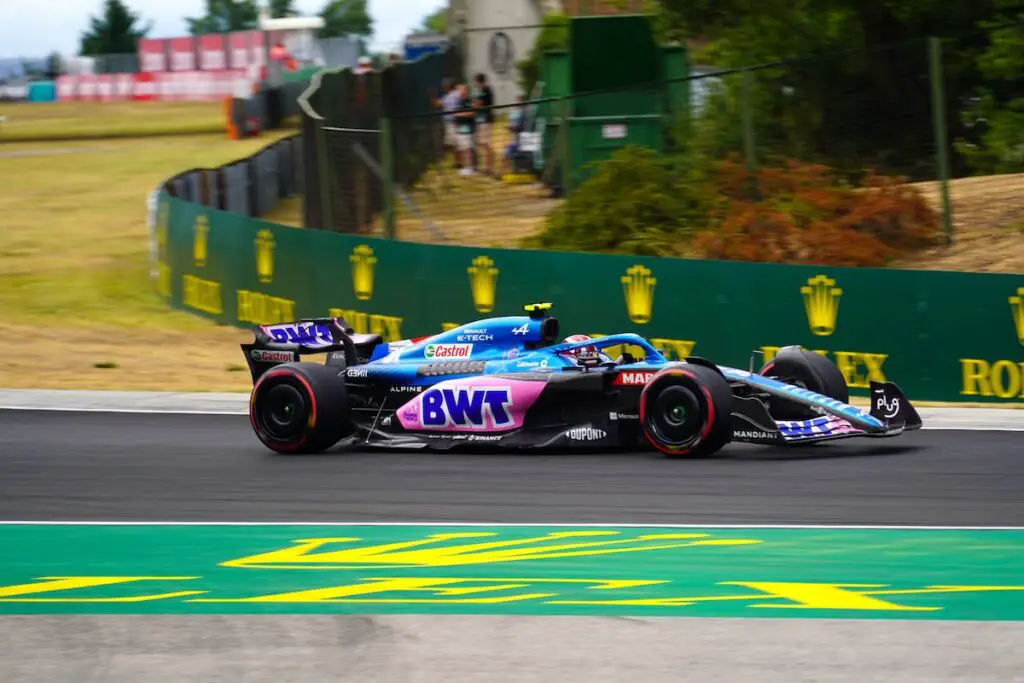 Esteban Ocon at the 2022 Hungarian Grand Prix. Image © Andrew Balfour.