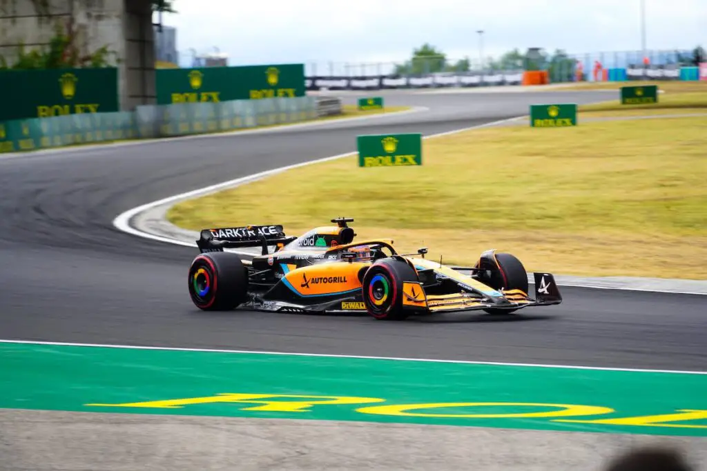 Daniel Ricciardo at the 2022 Hungarian Grand Prix. Image © Andrew Balfour.