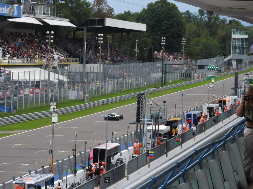 The Monza circuit in 2018