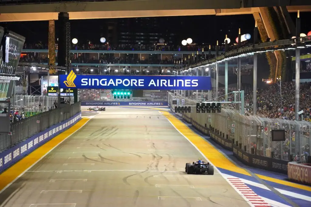 Williams at the 2022 Singapore Grand Prix. Image: © Andrew Balfour.