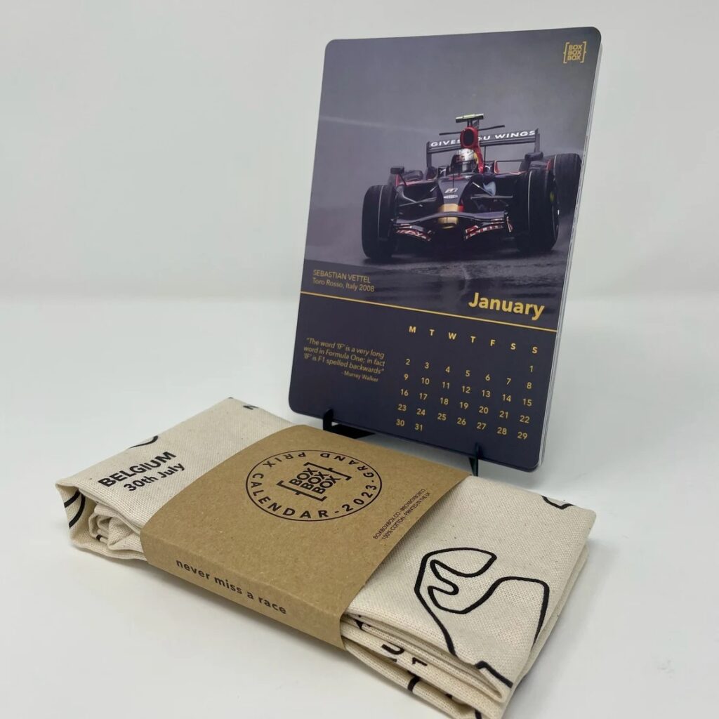 BoxBoxBoxCo 2023 F1 calendar