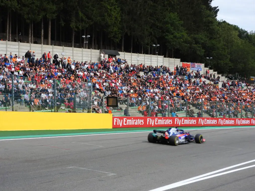 Toro Rosso at the 2018 Belgian Grand Prix. Image: © Andrew Balfour.