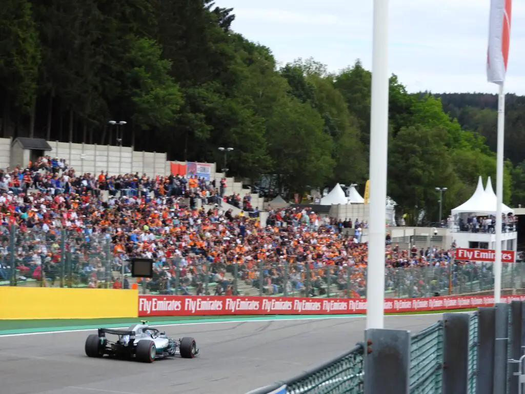 Mercedes at the 2018 Belgian Grand Prix. Image: © Andrew Balfour.