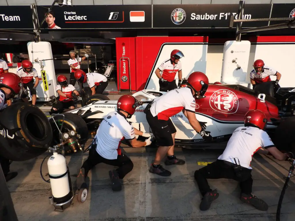 Sauber at the 2018 Italian Grand Prix. Image: © Andrew Balfour.