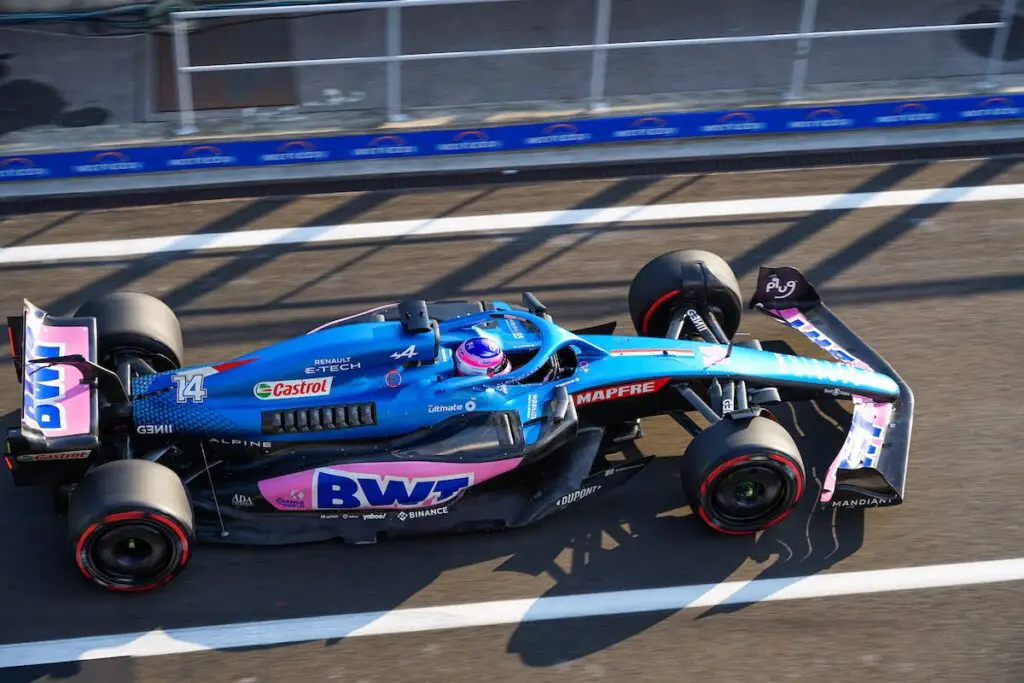 Fernando Alonso, Alpine, 2022 Hungarian Grand Prix. Image: © Andrew Balfour.