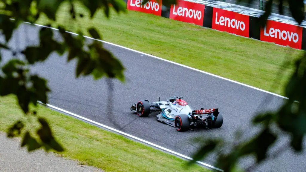 George Russell, Mercedes, 2022 Japanese Grand Prix, Suzuka.