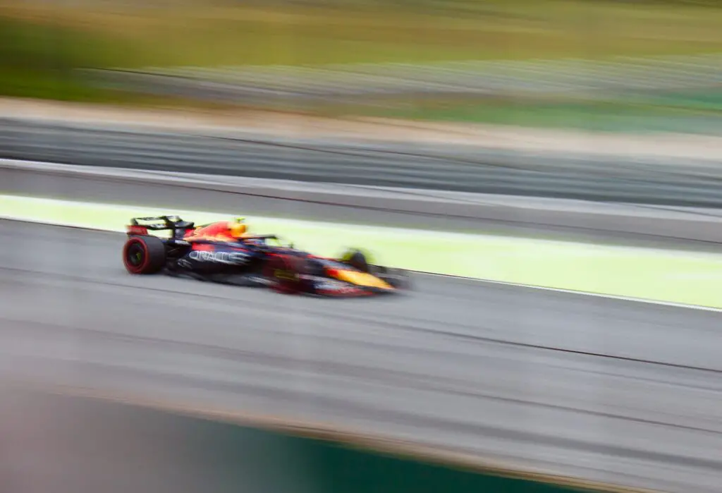 Sergio Perez at Interlagos in 2022