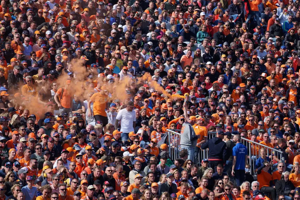 Fans at Zandvoort in 2021. Image: © Andrew Balfour.