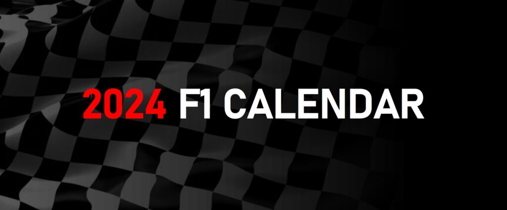 2024 F1 Calendar