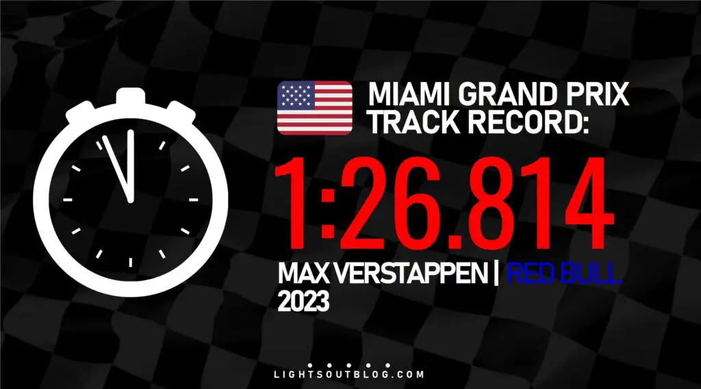The lap time to beat at the 2024 Miami Grand Prix