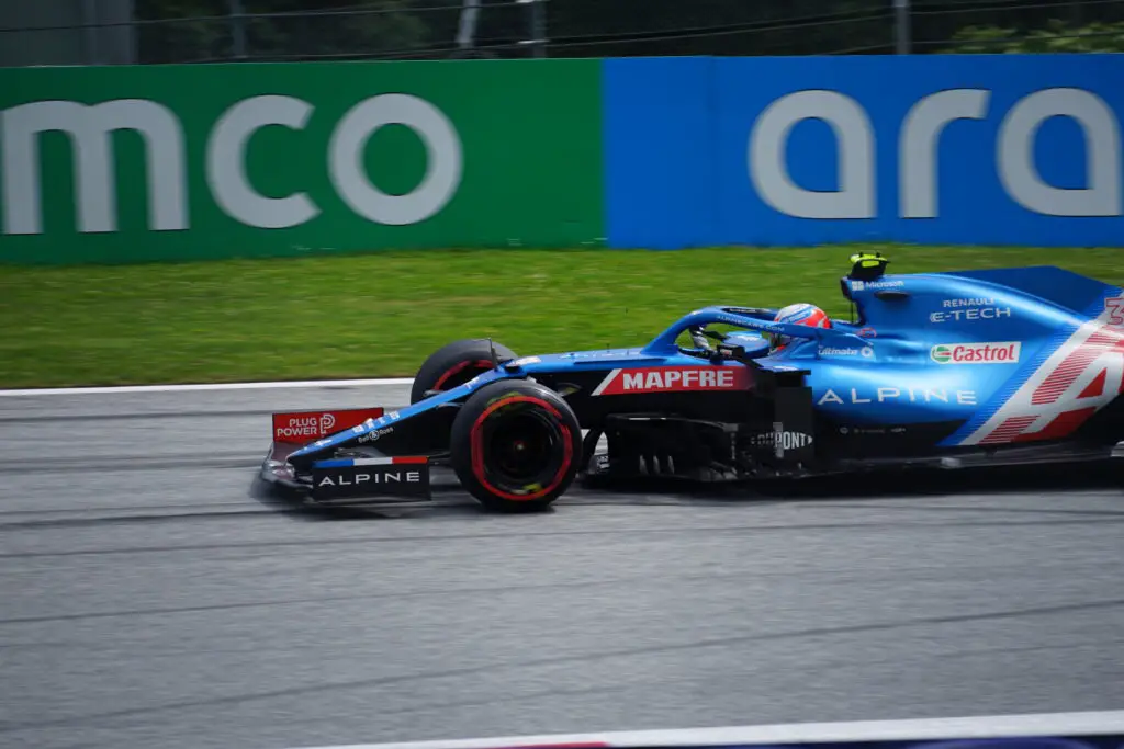 Ocon at the 2021 Austrian Grand Prix. Image: © Andrew Balfour.