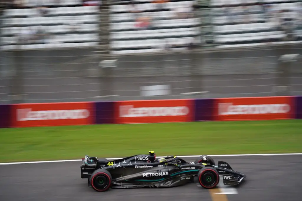 Lewis Hamilton at the 2023 Japanese Grand Prix. Image: © Andrew Balfour.