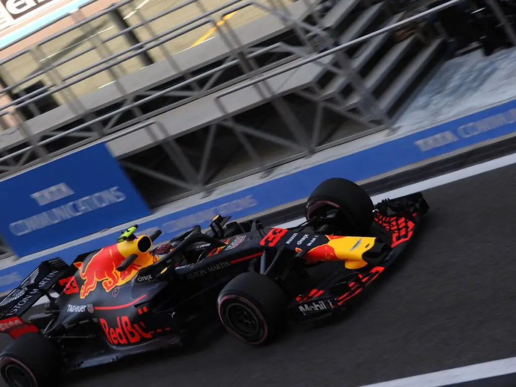 Max Verstappen at the 2018 Abu Dhabi Grand Prix