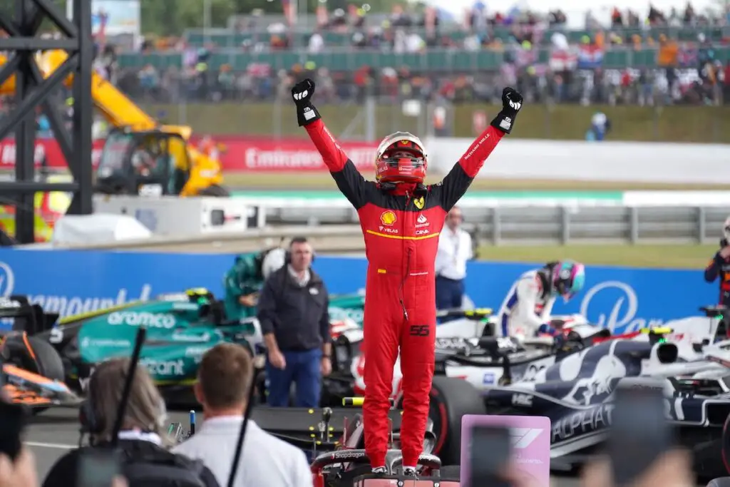 Carlos Sainz recorded the first win of his Formula 1 career at the 2022 British Grand Prix. Image: © Andrew Balfour.