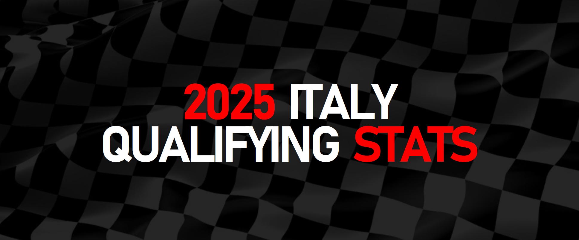 2025 Italian Grand Prix Qualifying Statistics Lights Out