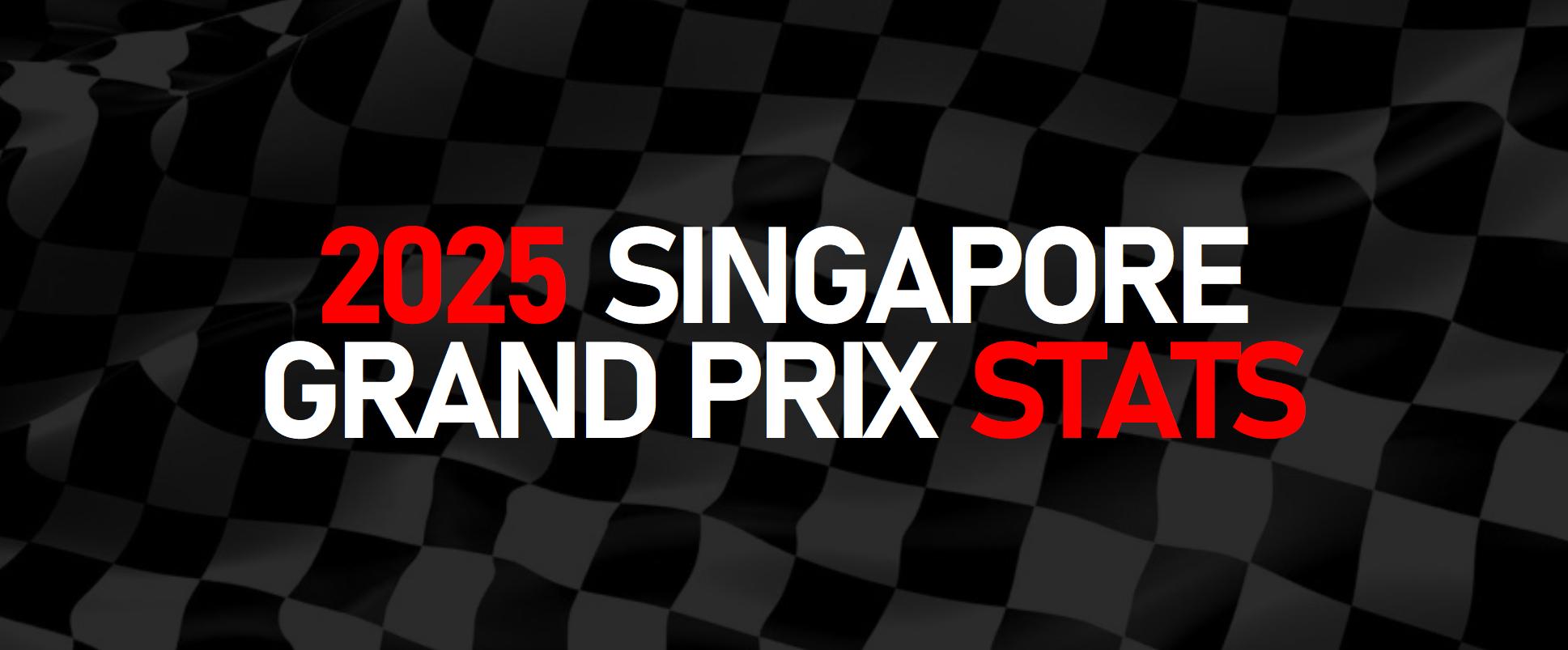 2025 Singapore Grand Prix: Race Statistics, Facts and Trivia - Lights Out